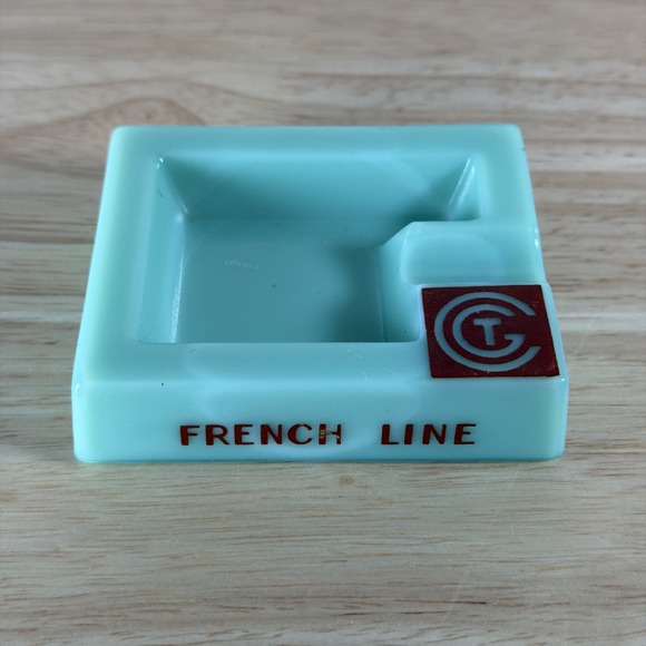 Other - VTG 1930's Jean Luce France French Line Transatlantique Steamship Ashtray